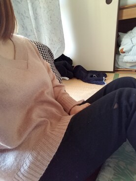 「CUNE（キューン）のアイテム（パンツ）」を使った、usaさん（レディース・144cm）の冬コーディネート