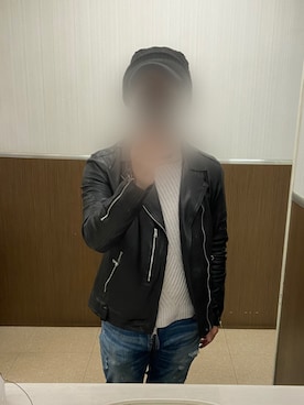 「Munsingwear（マンシングウェア）のアイテム（帽子）」を使った、Tatsukiさん（メンズ・167cm）の冬コーディネート