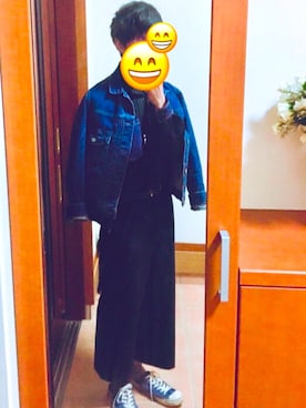 「BACK NUMBER（バックナンバー）のアイテム（デニムジャケット）」を使った、ユウユウさん（メンズ・175cm）の冬コーディネート