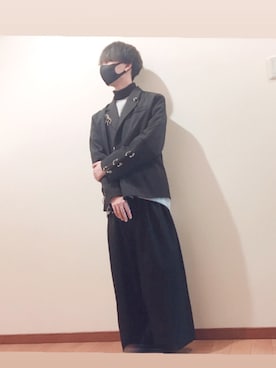 「minsobi（ミンソビ）のアイテム（ジャケット/アウター）」を使った、ユウユウさん（メンズ・175cm）の秋コーディネート