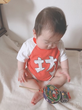 「スタジオジブリ（スタジオジブリ）のアイテム」を使った、Yくんさん（キッズ・70cm）の春コーディネート