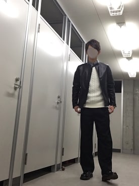 「JOEY FACTORY（ジョーイファクトリー）のアイテム」を使った、おまめさん（メンズ・170cm）の冬コーディネート