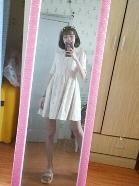 「ONLY（オンリー）のアイテム（ワンピース/ドレス）」を使った、Giovanni丶さん（レディース・163cm）の夏コーディネート