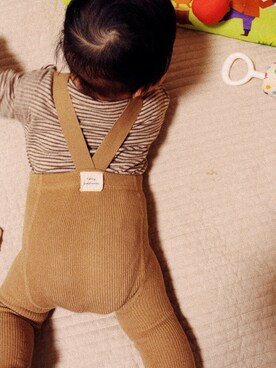 「BASE（ベース）のアイテム」を使った、17ououさん（キッズ・70cm）の夏コーディネート
