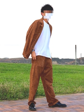 「EDIFICE LA BOUCLE（エディフィスラブークル）のアイテム（ジャケット/アウター）」を使った、🐧ペン佑🐧さん（メンズ・177cm）の秋コーディネート