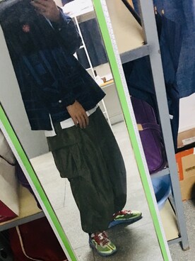 冯甘甜さん(メンズ・179cm)の秋コーディネート