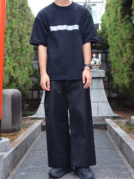 「I（アイ）のアイテム」を使った、MIKKIさん（メンズ・178cm）の秋コーディネート