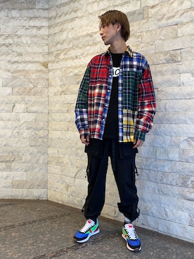 「NOT COMMON SENSE（ノットコモンセンス）のアイテム」を使った、アカマツチアリさん（メンズ・178cm）の春コーディネート