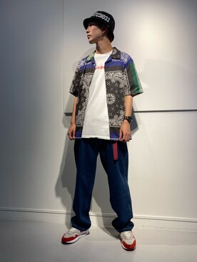 「NOT COMMON SENSE（ノットコモンセンス）のアイテム」を使った、アカマツチアリさん（メンズ・178cm）の夏コーディネート