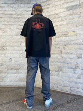 「FACT.（ファクト）のアイテム」を使った、アカマツチアリさん（メンズ・178cm）の夏コーディネート