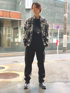 「thisisneverthat（ディスイズネバーザット）のアイテム（ジャケット/アウター）」を使った、アカマツチアリさん（メンズ・178cm）の秋コーディネート