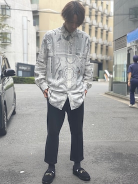 「CLUB PARK（クラブパーク）のアイテム」を使った、アカマツチアリさん（メンズ・178cm）の秋コーディネート