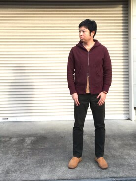 「オシャレパッソ」｜「アイテム（スリッポン）」を使った、ZA@ROさん（メンズ・168cm）の秋コーディネート