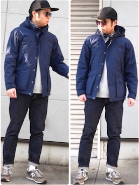 「Rohw master product（ロウマスタープロダクト）のアイテム」を使った、ZA@ROさん（メンズ・168cm）の冬コーディネート