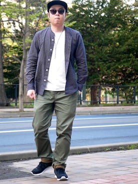 「Rohw master product（ロウマスタープロダクト）のアイテム」を使った、ZA@ROさん（メンズ・168cm）の春コーディネート