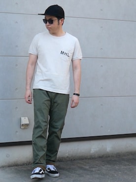 「Rohw master product（ロウマスタープロダクト）のアイテム」を使った、ZA@ROさん（メンズ・168cm）の春コーディネート