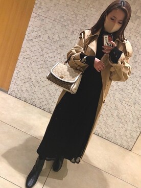 ロングワンピース/マキシワンピースameri vintage ELABORATE KNIT DRESS