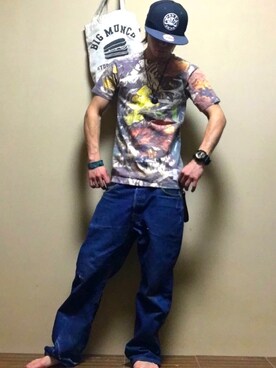 「DUPPIES（ダッピーズ）のアイテム」を使った、HIDEさん（メンズ・158cm）の春コーディネート