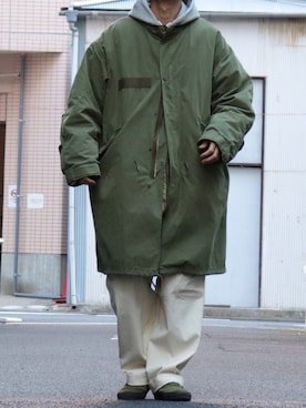 「PERSON'S（パーソンズ）のアイテム（トップス）」を使った、Hahaha2021さん（メンズ・177cm）の冬コーディネート