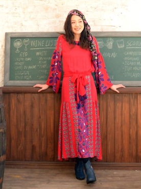 チャイハネSTAFF  amiさん（レディース・164cm）の冬コーディネート