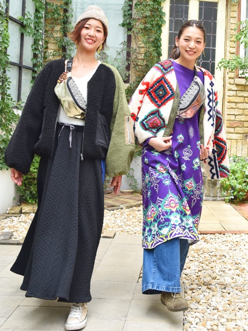 チャイハネstaff アミナコレクション本部 チャイハネのその他アウターを使ったコーディネート Wear