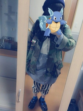 「sevens（セブンズ）のアイテム（ジャケット/アウター）」を使った、こむぎさん（レディース・155cm）の春コーディネート