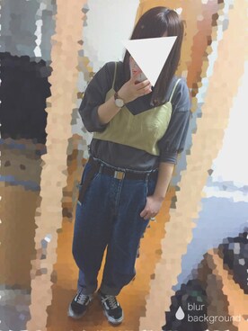 「Daniel Wellington（ダニエルウェリントン）の【Daniel Wellington】レザーバンド３６ＭＭ（アナログ腕時計）」を使った、こむぎさん（レディース・155cm）の夏コーディネート