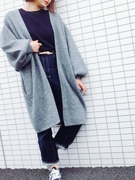 「Rodeo Crowns（ロデオクラウンズ）のアイテム（その他アウター）」を使った、Yukiさん（レディース・163cm）の秋コーディネート