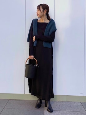 aさん（レディース・155cm）の冬コーディネート