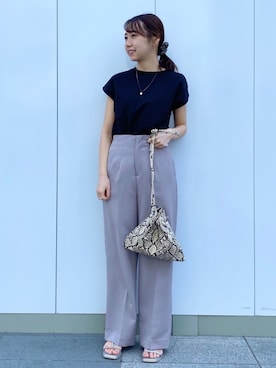 「アイテム（リング）」を使った、aさん（レディース・155cm・20代）の春コーディネート