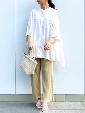 aさん（レディース・155cm）の春コーディネート