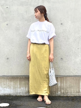 「アイテム（リング）」を使った、aさん（レディース・155cm・20代）の春コーディネート