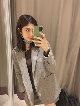 nakoさん（レディース・158cm）の冬コーディネート