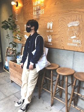 RamenKingさん（メンズ・174cm）の春コーディネート