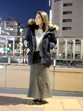 SAKIさん（レディース・152cm）の冬コーディネート