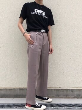 cdg shirt outfit