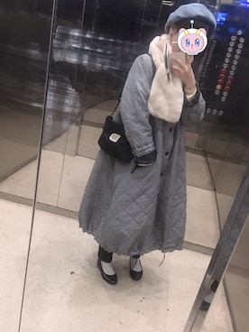 一位考生さん（レディース・161cm）の冬コーディネート