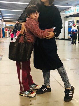 「MUJI Labo（ムジラボ）のアイテム（ワンピース/ドレス）」を使った、Kimberlyさん（レディース・159cm）の秋コーディネート