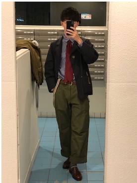 「アイテム（フォーマルスーツ/小物）」を使った、そへいさん（メンズ・173cm・20代）の春コーディネート