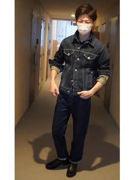 「VANQUISH（ヴァンキッシュ）のアイテム（ジャケット/アウター）」を使った、そへいさん（メンズ・173cm）の春コーディネート