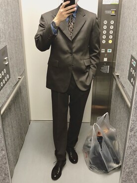 「アイテム（フォーマルスーツ/小物）」を使った、そへいさん（メンズ・173cm・20代）の春コーディネート