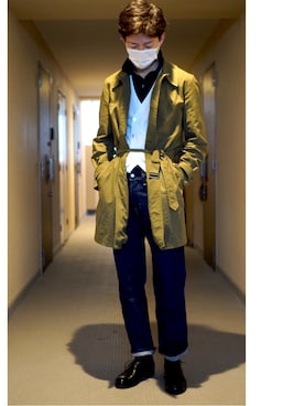 「FRANK LEDER（フランクリーダー）のアイテム（ジャケット/アウター）」を使った、そへいさん（メンズ・173cm）の春コーディネート