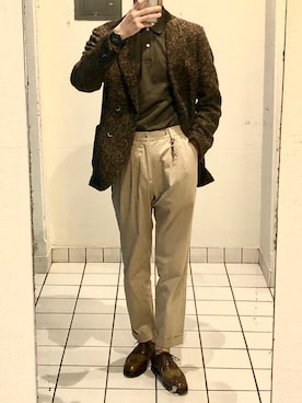 「ONLY（オンリー）のアイテム（ジャケット/アウター）」を使った、そへいさん（メンズ・173cm）の春コーディネート