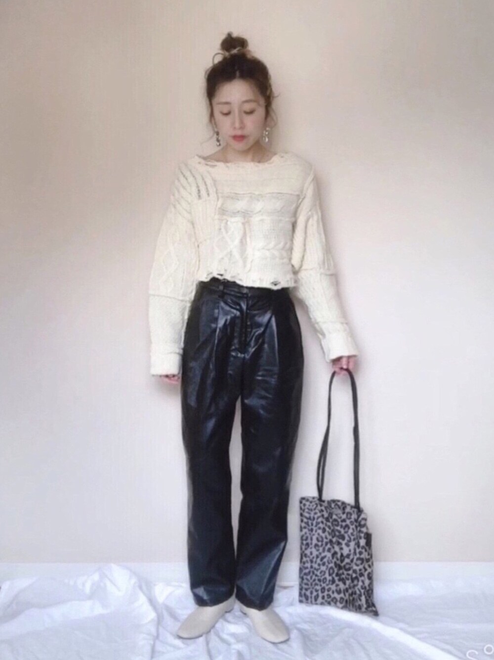 SLOBE  IENA  ウエストバッグ ショルダーバッグ ヒョウ柄 SLOBE IENAヒョウ柄 トートバッグ - メルカリ