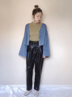あんじゅさん(レディース・159cm)の春コーディネート