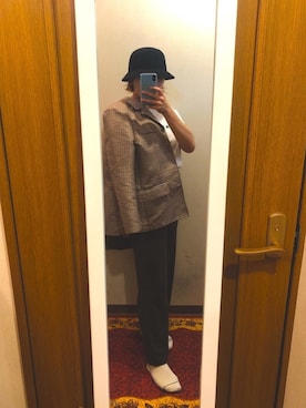 「ADER error（アーダーエラー）のアイテム（レッグウェア）」を使った、rirrさん（レディース・157cm）の春コーディネート