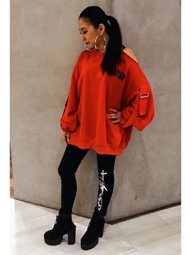 「babyShoop（ベイビーシュープ）のアイテム」を使った、babyShoop渋谷店さん（レディース・160cm）の春コーディネート