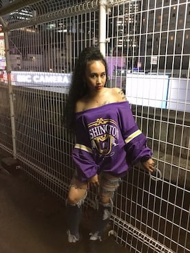 「babyShoop（ベイビーシュープ）のアイテム」を使った、babyShoop渋谷店さん（レディース・160cm）の秋コーディネート