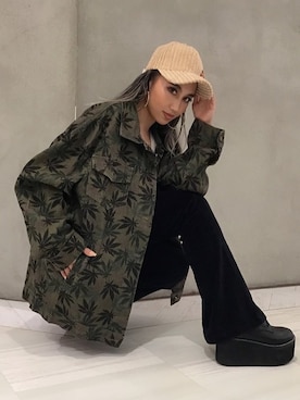 「babyShoop（ベイビーシュープ）のアイテム」を使った、babyShoop渋谷店さん（レディース・160cm）の秋コーディネート