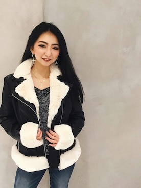 「babyShoop（ベイビーシュープ）のアイテム」を使った、babyShoop渋谷店さん（レディース・160cm）の冬コーディネート